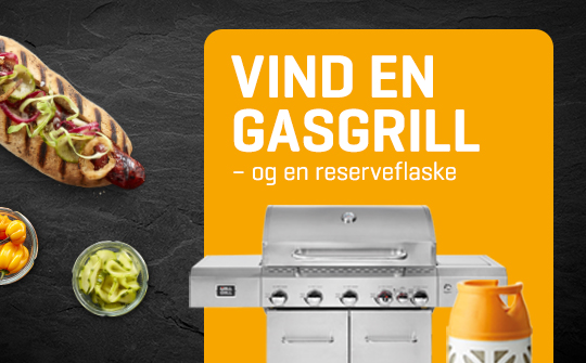 gasgrill med gasflaske